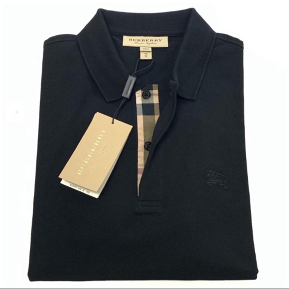 burberry oxford polo